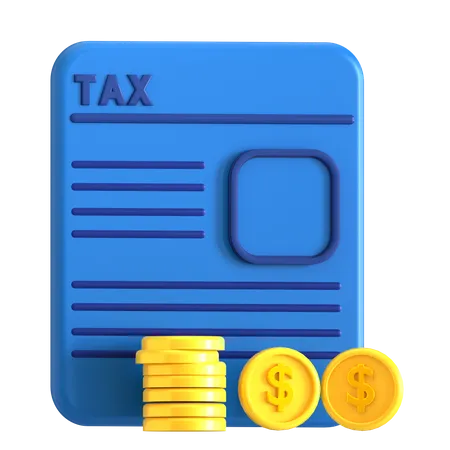 Steuerbericht  3D Icon