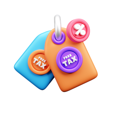Steuerlabel  3D Icon