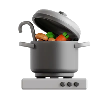 Stew  3D Icon