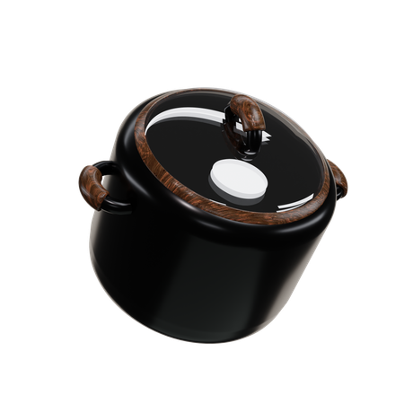 Stew pot  3D Icon