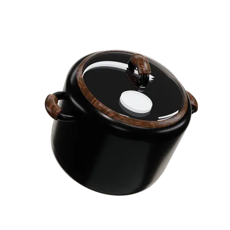 Stew pot  3D Icon