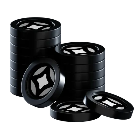 Stg Coin Stacks  3D Icon