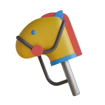 Stick Horse  3D Icon