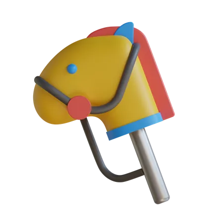 Stick Horse  3D Icon