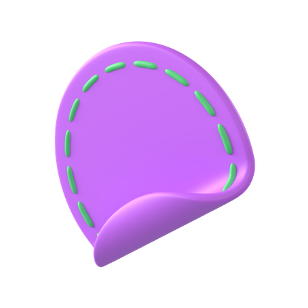 Sticker  3D Icon