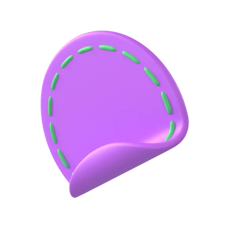 Sticker  3D Icon