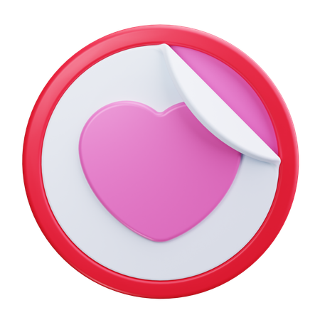 Sticker  3D Icon