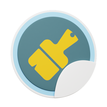 Sticker  3D Icon