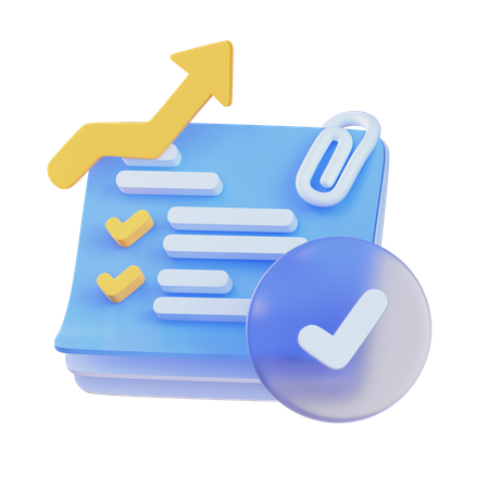 Sticky Note  3D Icon