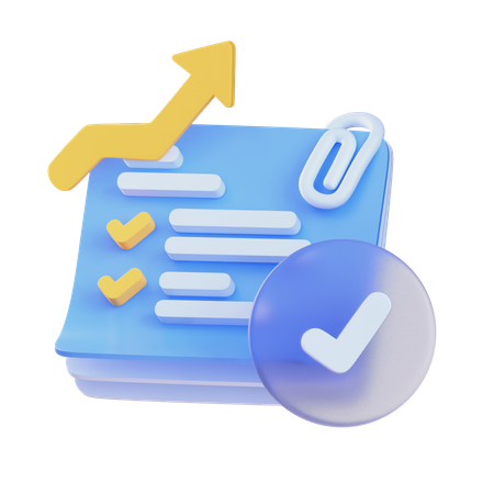 Sticky Note  3D Icon