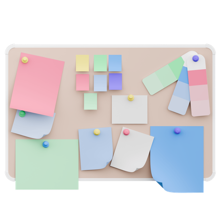 Sticky Notes  3D Icon