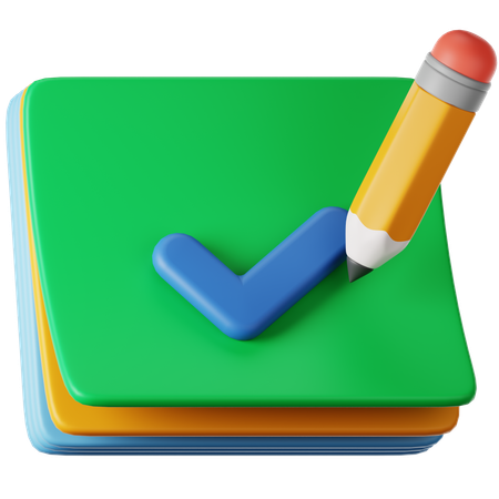 Sticky Notes  3D Icon
