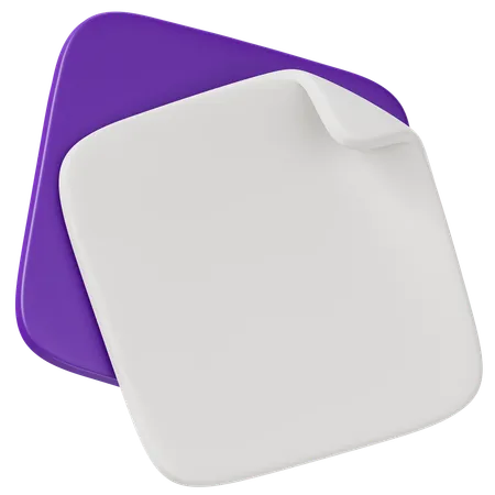 Sticky Notes  3D Icon