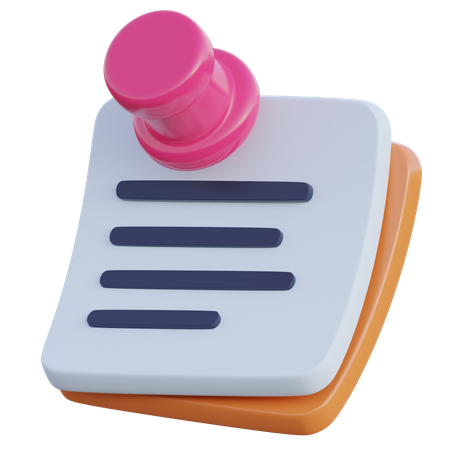 Sticky Notes  3D Icon