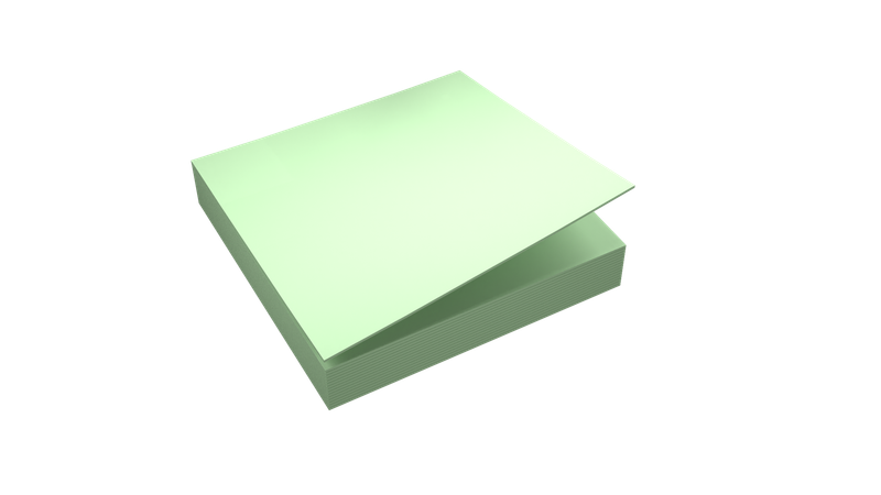 Sticky Notes  3D Icon