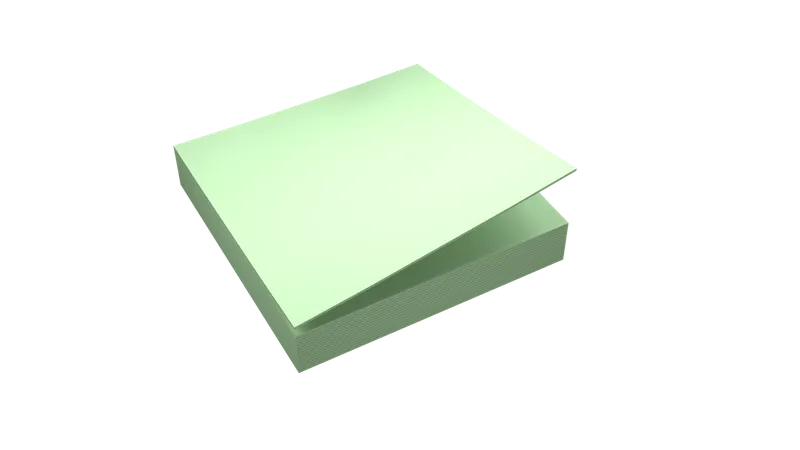 Sticky Notes  3D Icon