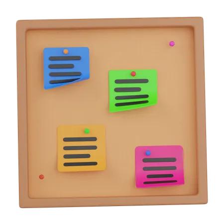 Sticky Notes  3D Icon