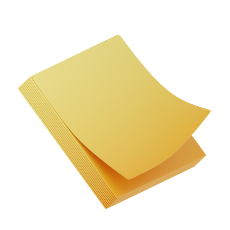Sticky Notes  3D Icon