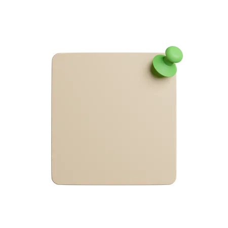 Sticky Notes  3D Icon