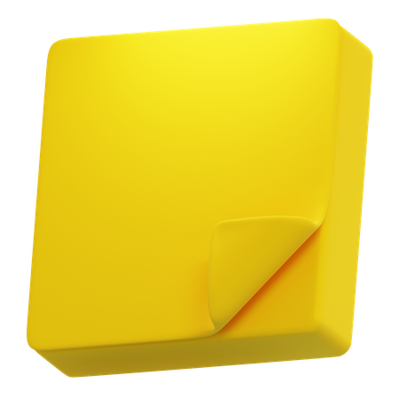 STICKY NOTES  3D Icon