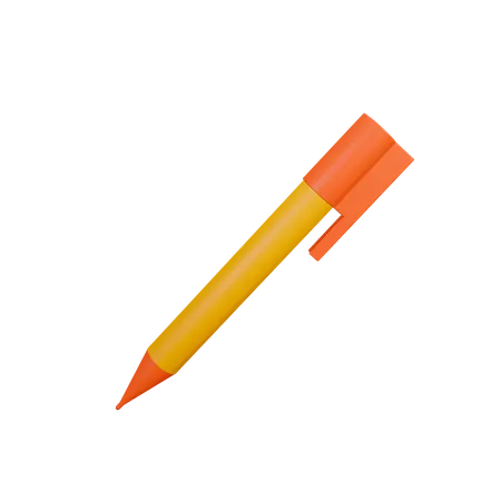 Stift  3D Illustration