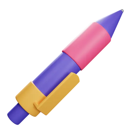 Stift  3D Illustration