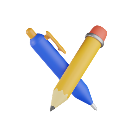 Stift und Bleistift  3D Icon