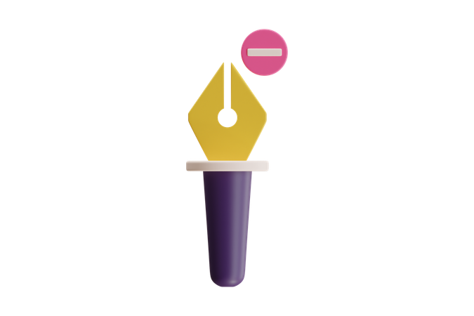 Stiftwerkzeug, Knoten entfernen  3D Icon