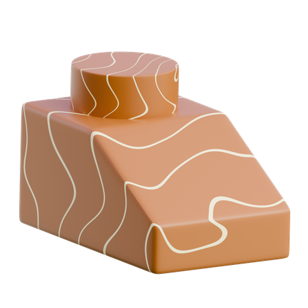 Stilisierte Felsformation  3D Icon