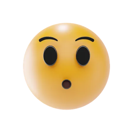 Emoji mit stillem Gesicht  3D Icon