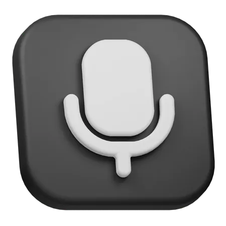 Voice-over  3D Icon