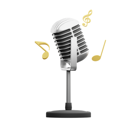 Stimme (Gesang)  3D Icon