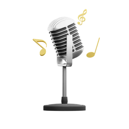 Stimme (Gesang)  3D Icon