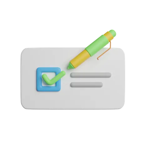 Abstimmung  3D Icon