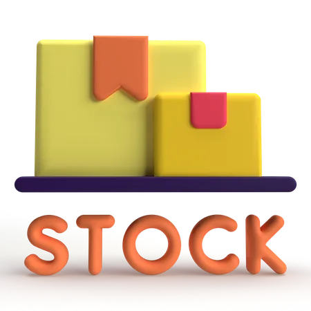 Stock  3D Icon