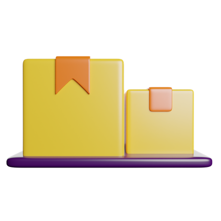 Stock  3D Icon