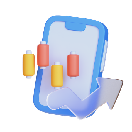 Stock  3D Icon