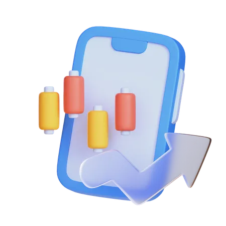 Stock  3D Icon