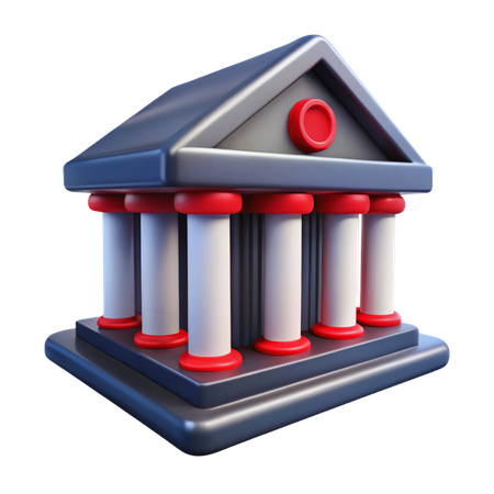 Stock Exchange Building  3D Icon