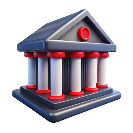 Stock Exchange Building  3D Icon