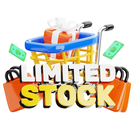 Stock limitado  3D Icon