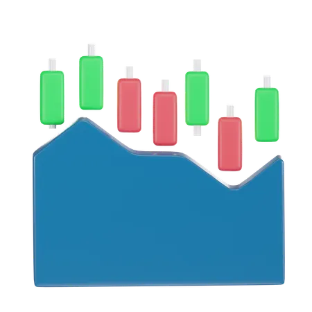 Chart Stock Markets 3 D Icon 3D Icon