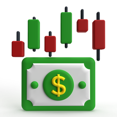 Stock Market  3D Icon