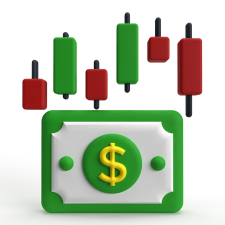 Stock Market  3D Icon