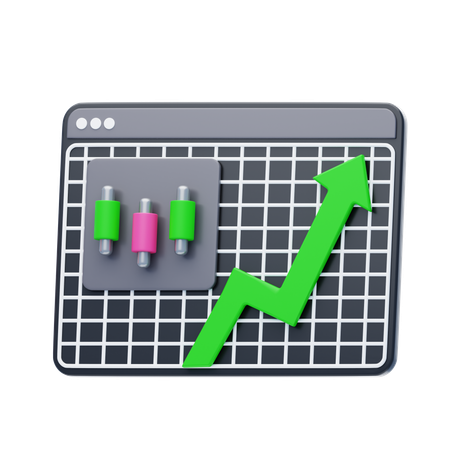 Stock Market  3D Icon