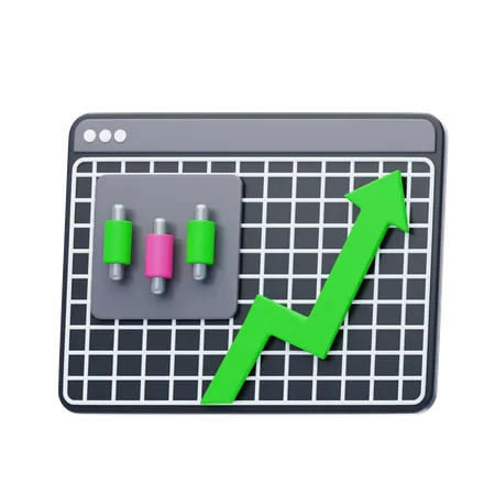 Stock Market  3D Icon