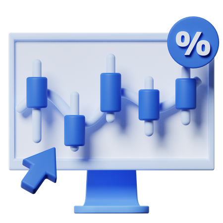 Stock Market  3D Icon