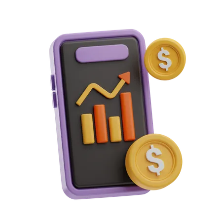 Stock Market  3D Icon