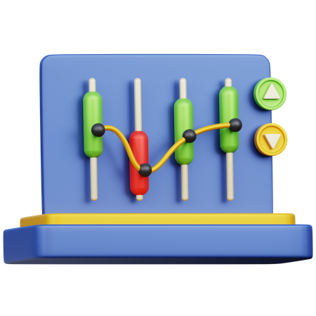 Stock Market  3D Icon