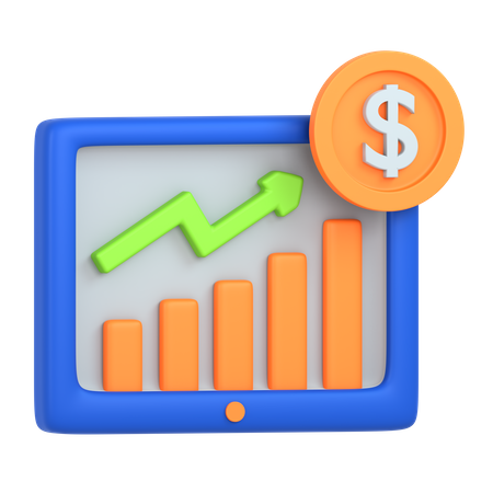 Stock Market  3D Icon